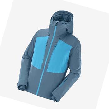 Chaquetas Salomon HIGHLAND INSULATED Hombre Azules | MX 3297LIS